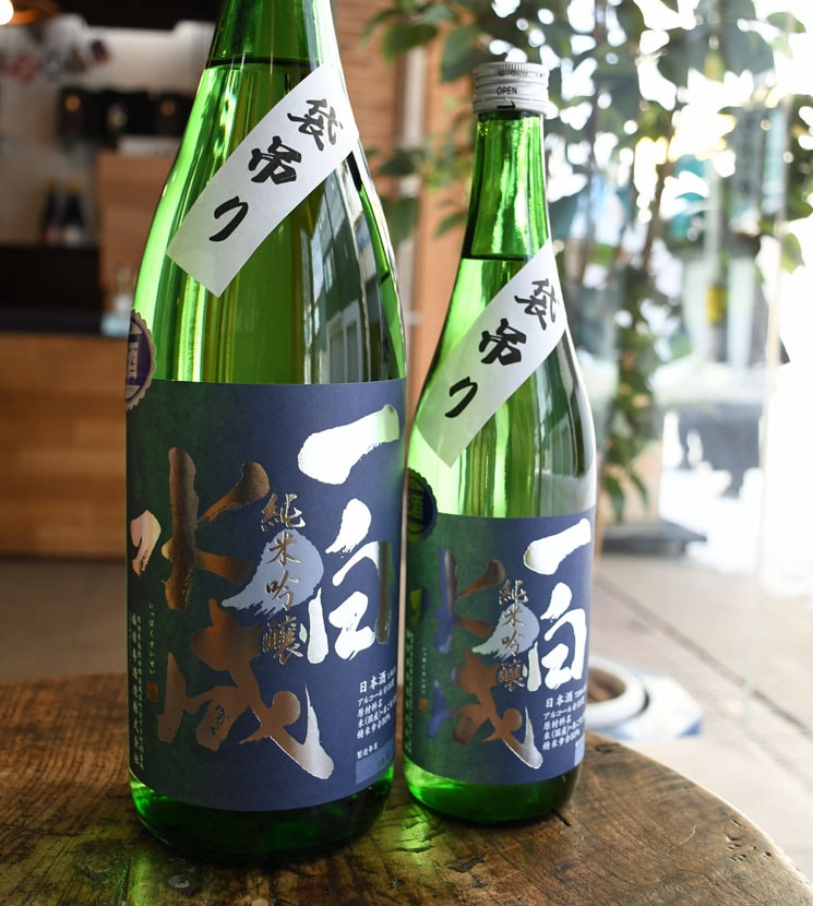 福禄寿酒造【日本酒】一白水成 純米吟醸 袋吊り 生酒<1,800ml>☆桜本