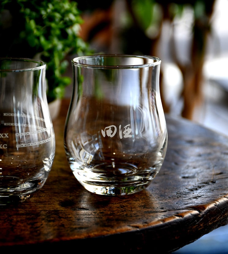 桜本商店【グラス】田酒 オリジナルグラス 「田酒」文字入り☆桜本商店
