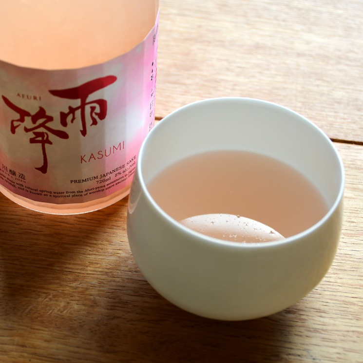 吉川醸造【日本酒】雨降 桃色純米 かすみさけ ★桜本商店オンラインショップ【オンターブル】