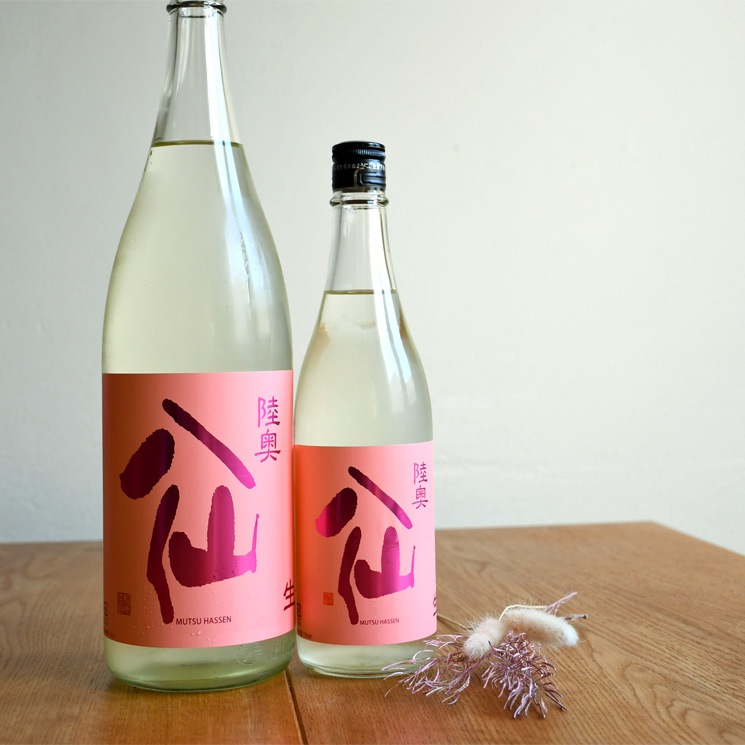 而今 日本酒 ピンクラベル 八戸酒造【日本酒】陸奥八仙 ピンクラベル 吟醸 生<1,800ml>☆桜本商店