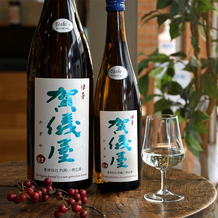 成龍酒造【日本酒】伊予賀儀屋 責任仕込酒 純米酒 Toshi's brewed sake