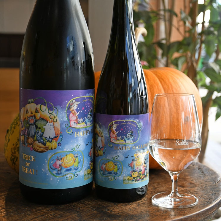 寒梅酒造【日本酒】宮寒梅 純米吟醸 ハロウィンラベル<720ml>☆桜本