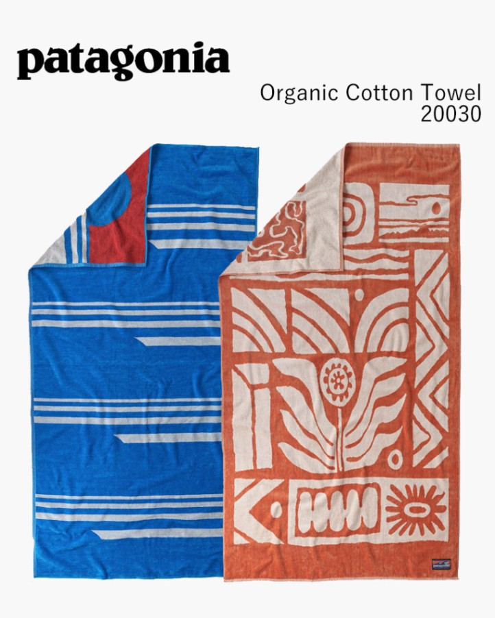 patagoniaオーガニックコットンタオル　新品 PATAGONIA (パタゴニア) Organic Cotton Towel / オーガニック