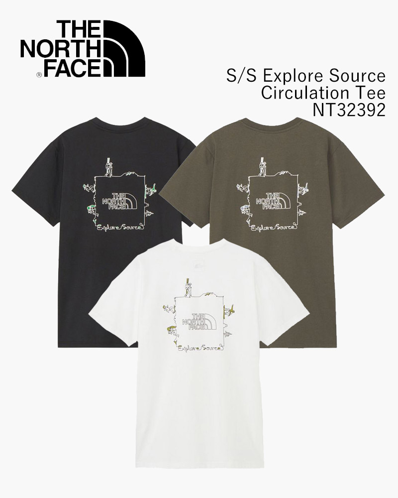 THE NORTH FACE◆S/S EXPLORE SOURCE CIRCULATION TEE_ショートスリーブエクスプロールソース/S/ポ THE NORTH FACE (ザノースフェイス) S/S Explore Source