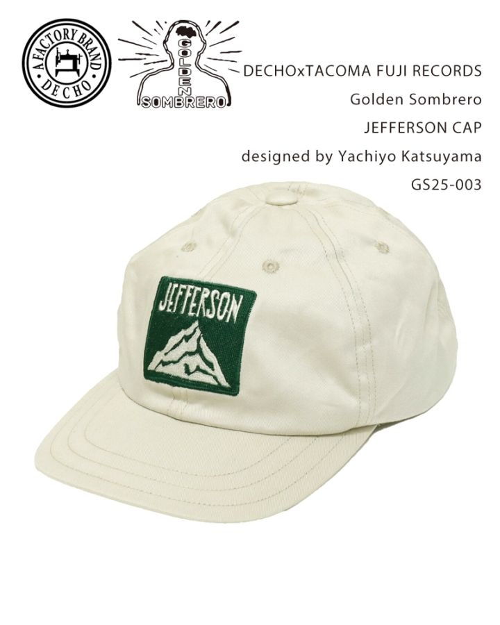 12/20発売】DECHOxTACOMA FUJI RECORDS Golden Sombrero JEFFERSON CAP