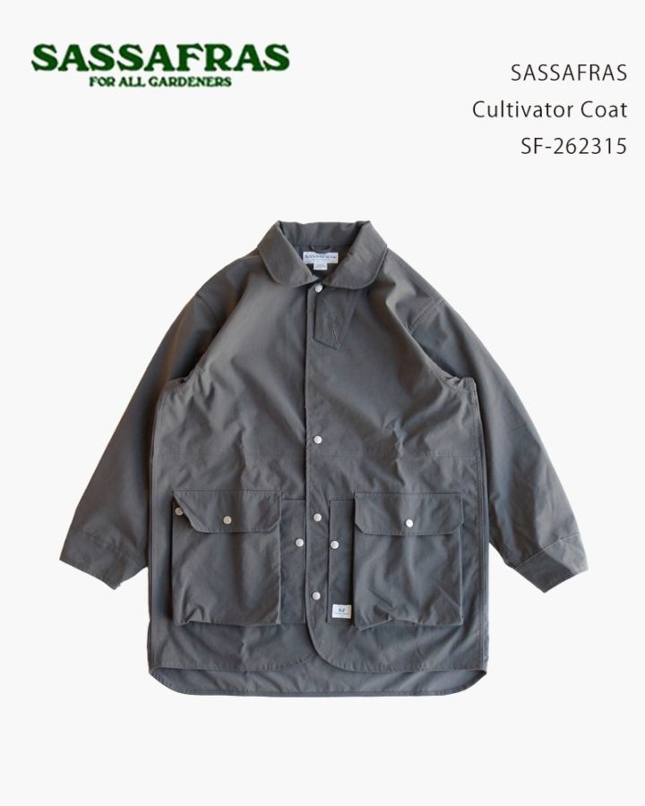SASSAFRAS Overgrown Fatigue Jacket Military Satin / ササフラス