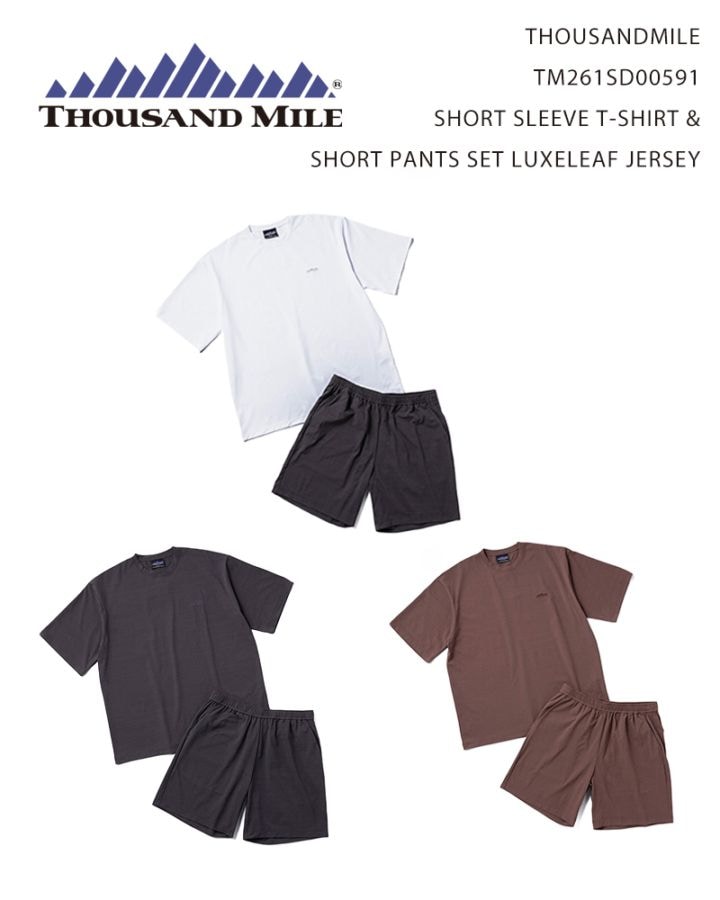 エンノイショートパンツTシャツセット TM261SD00591 / ショートスリーブTシャツ&ショートパンツセット