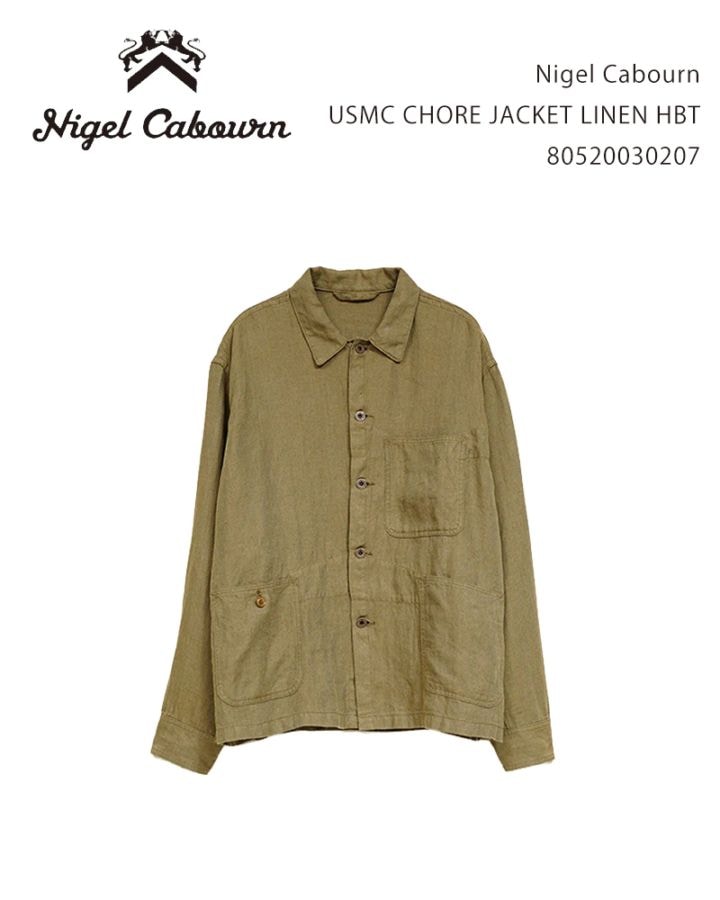 Nigel Cabourn USMC CHORE JACKET LINEN HBT 80520030207 / ナイジェル