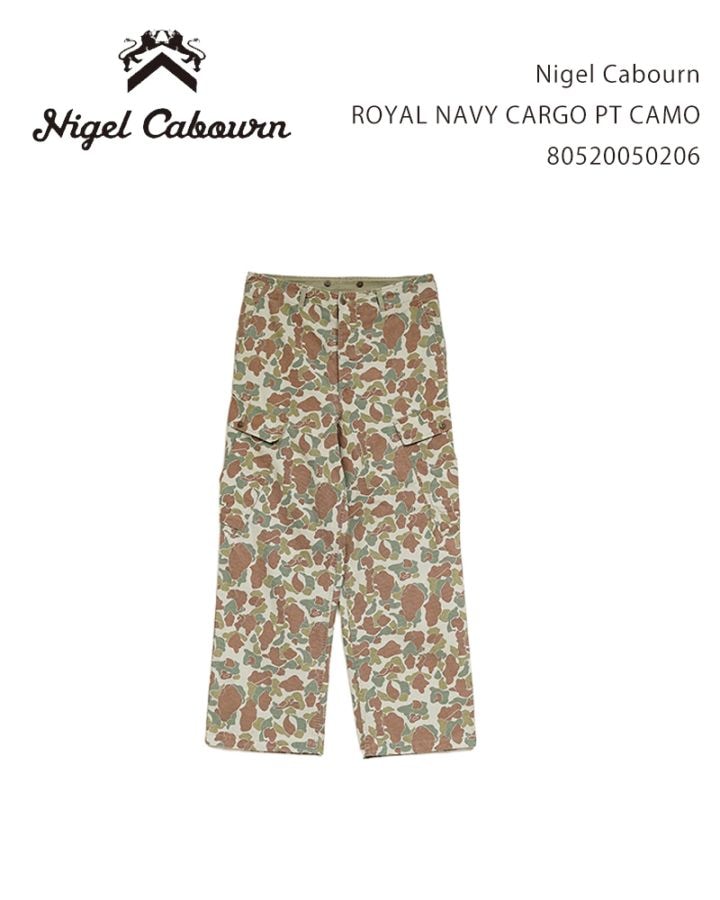 Nigel Cabourn ROYAL NAVY CARGO PT CAMO 80520050206 / ナイジェル