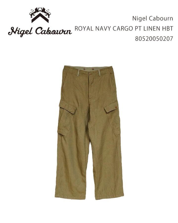 Nigel Cabourn ROYAL NAVY CARGO PT LINEN HBT 80520050207