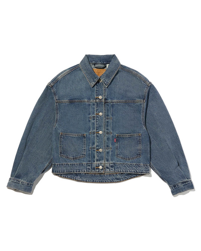 Levi’sリーバイスSLOBE別注BALLOON SLEEVE TRACKER SLOBE IENA｜《追加予約》Levi's/リーバイス SLOBE別注 BALLOON