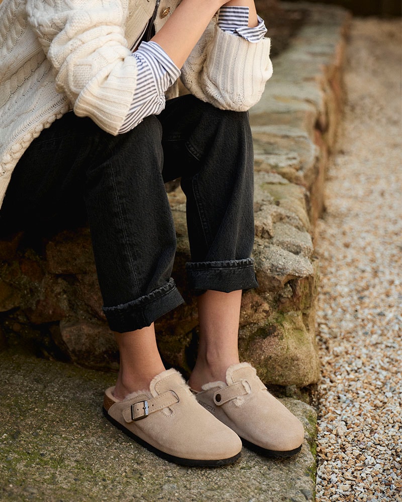 ビルケンシュトック ボストン シェアリング ブラック トープ クロッグ