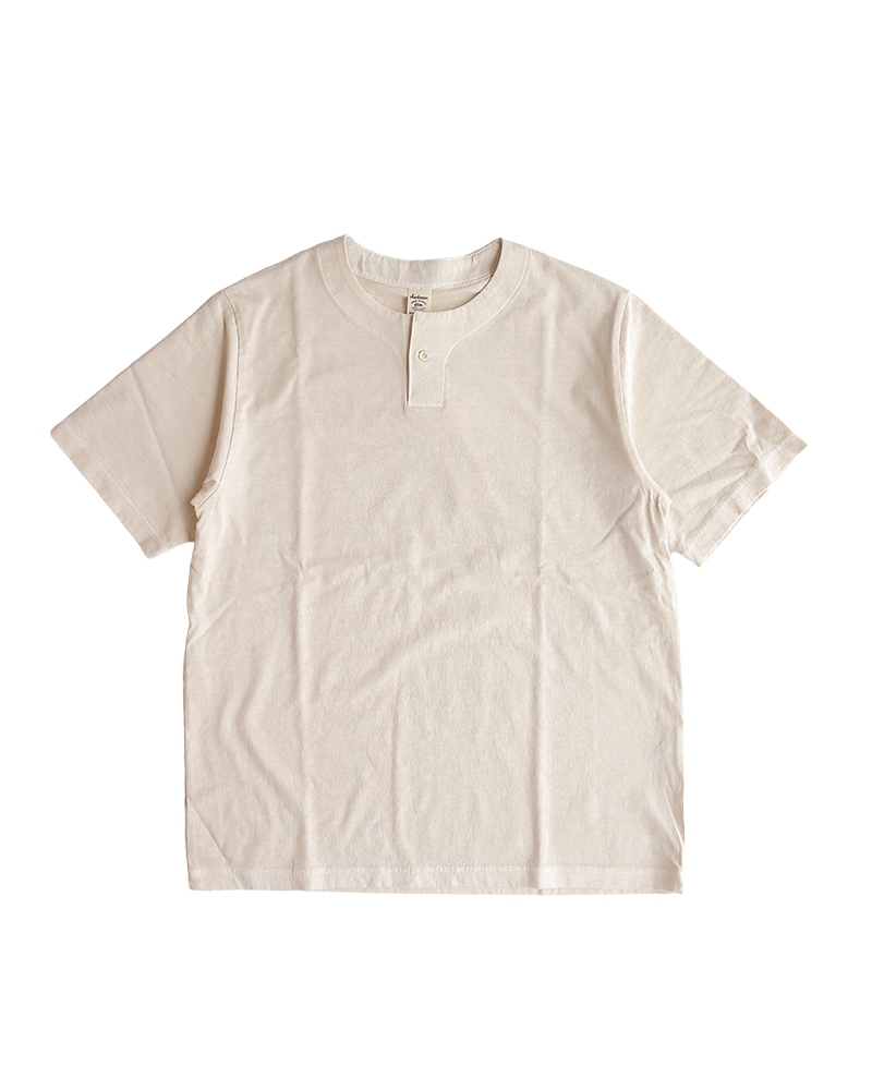 JACKMAN Henleyneck T-Shirt JM5328PD / ジャックマン ピグメント