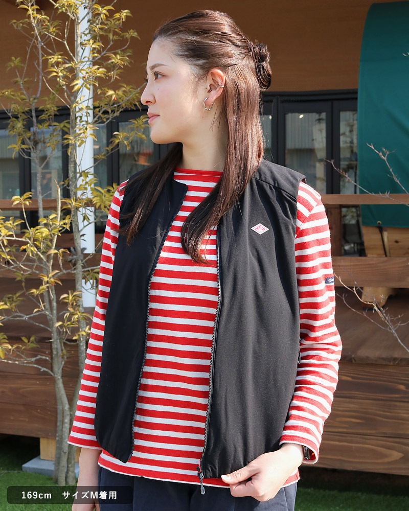 DANTON / COLLARLESS ZIP VEST：DT-A0273