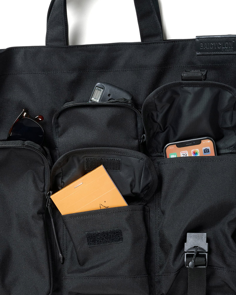 BAICYCLON by bagjack MULTI POCKET 2WAY TOTE BAG (MEDIUM) BCL