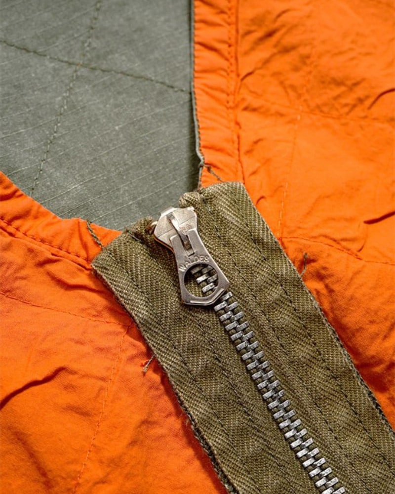 Nigel Cabourn QUILTING DECK VEST RIPSTOP REVERSIBLE 80520070001