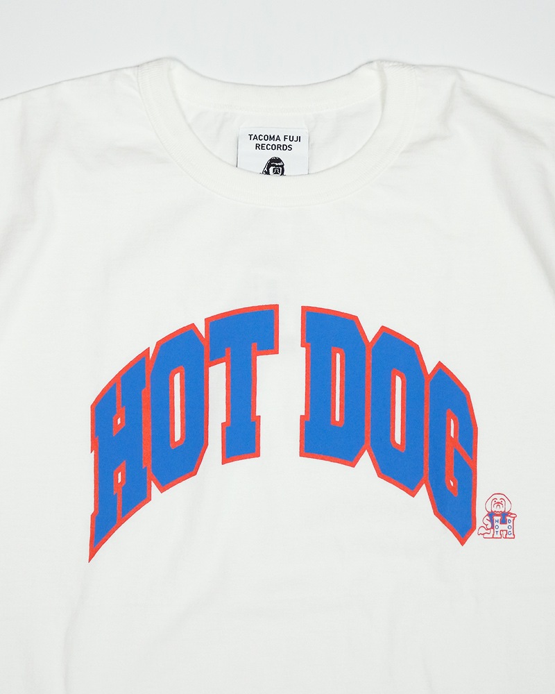 TACOMA FUJI RECORDS HOT DOG COLLEGE LOGO TEE / タコマフジレコード