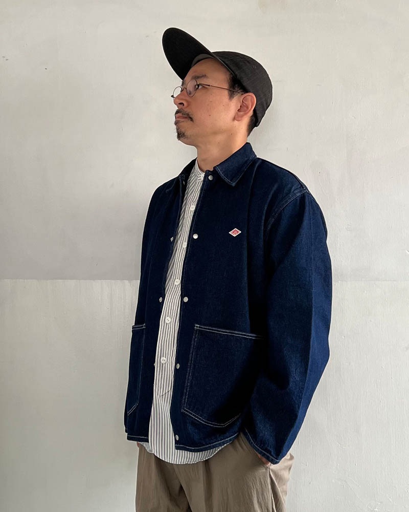 DANTON MEN'S DENIM COVERALL #DT-B0400 DNS / ダントン メンズ
