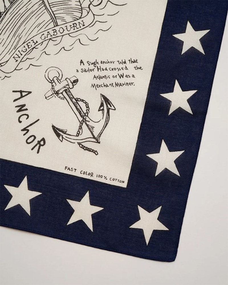 Nigel Cabourn SAILOR BANDANA 80520060205 / ナイジェルケーボン