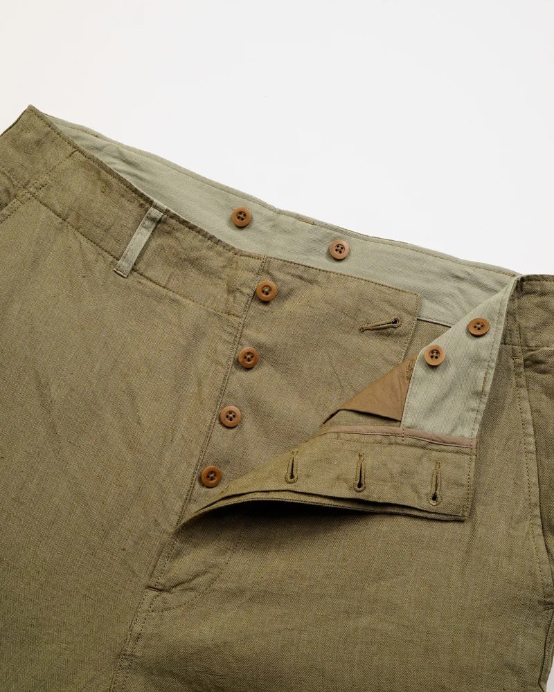 Nigel Cabourn ROYAL NAVY CARGO PT LINEN HBT 80520050207