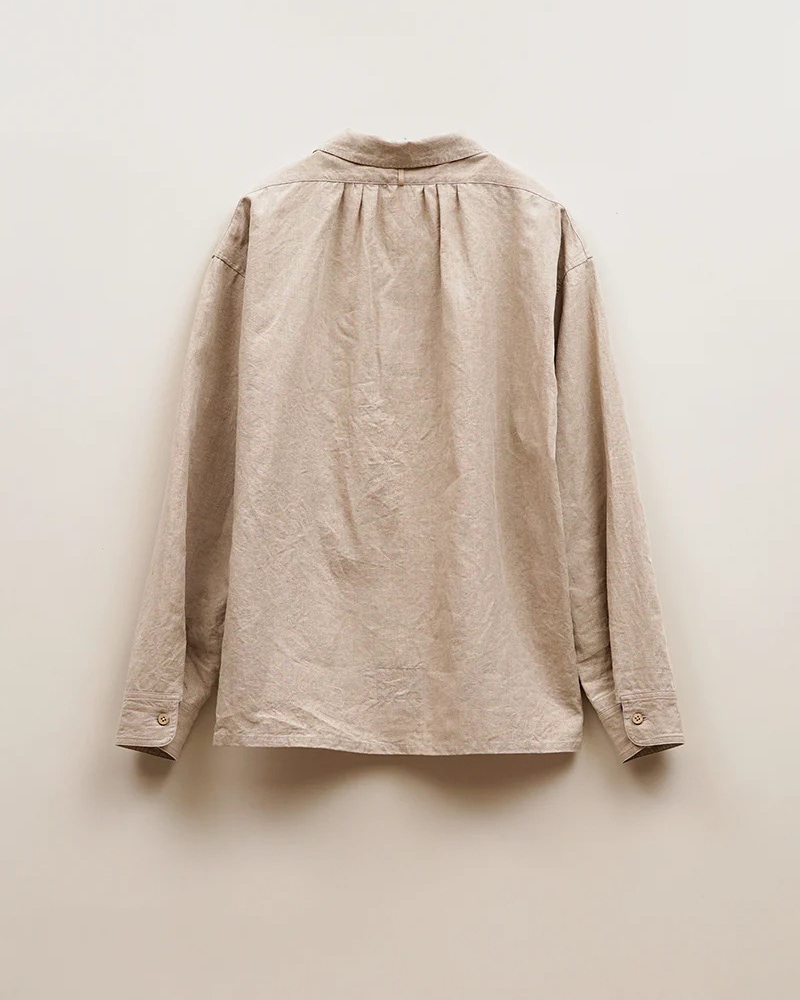 Nigel Cabourn FARMAR OPEN COLLAR SHIRT 80520410201 / ナイジェル