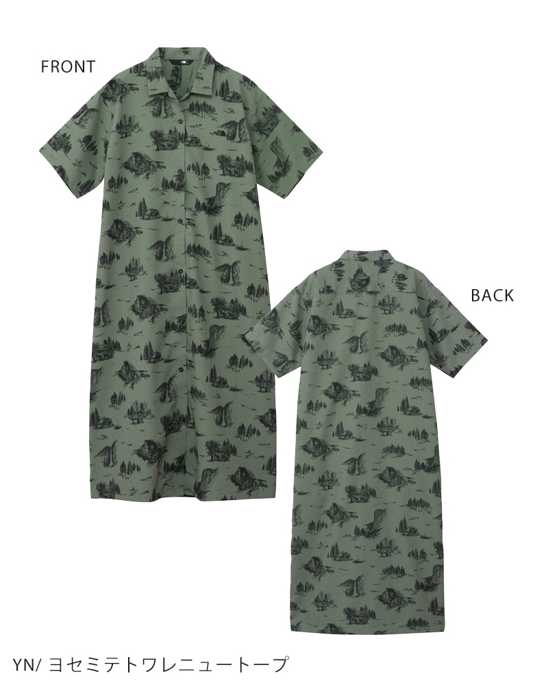 THE NORTH FACE S/S Aloha Vent Shirt Onepiece NRW22530 / ザ