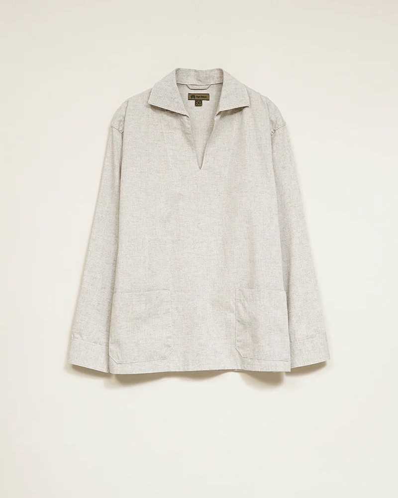 Nigel Cabourn FRENCH PULLOVER SHIRT-DUNGAREE 80520010203