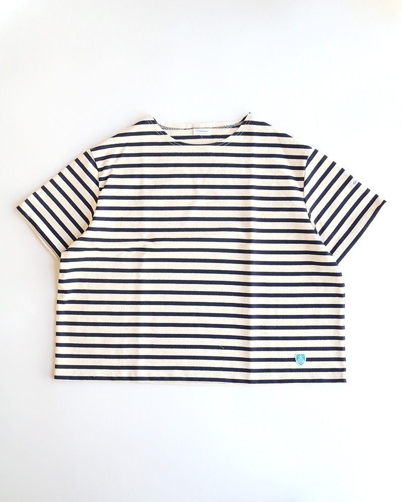 ORCIVAL COTTON LOURD CREW NECK HARF SLEEVE PULLOVER #B258