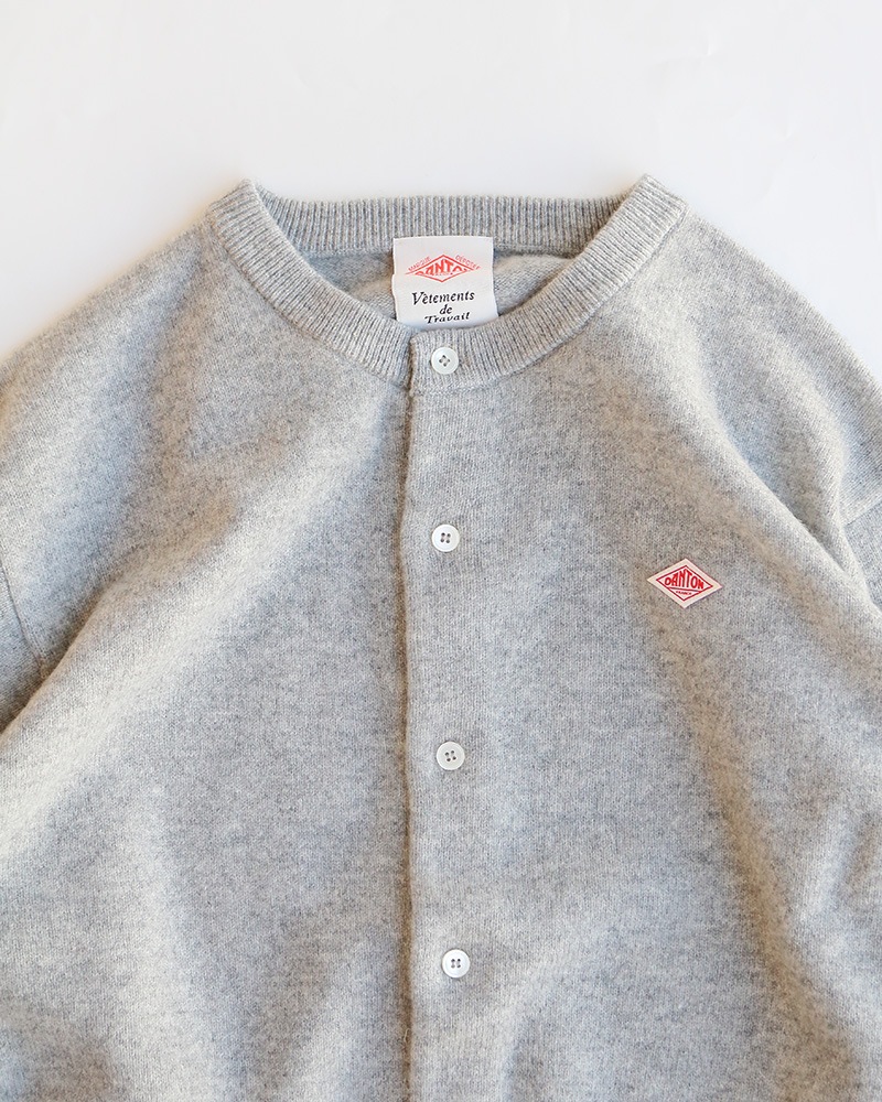 DANTONラムズウールニット カーディガン ダントン ライトグレー レディース 楽天市場】[予約商品] DANTON ダントン ラムウール クルーネック