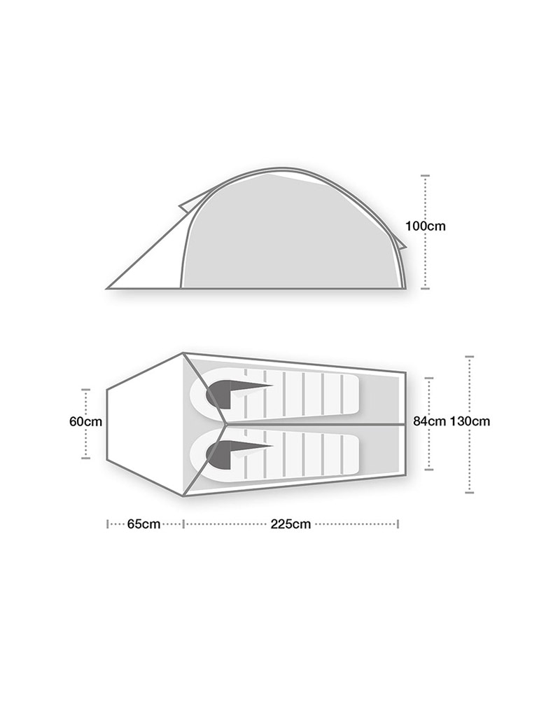 TERRA NOVA 43SP2 テラノヴァ ソーラーフォトン2 グリーン 2人用 自立