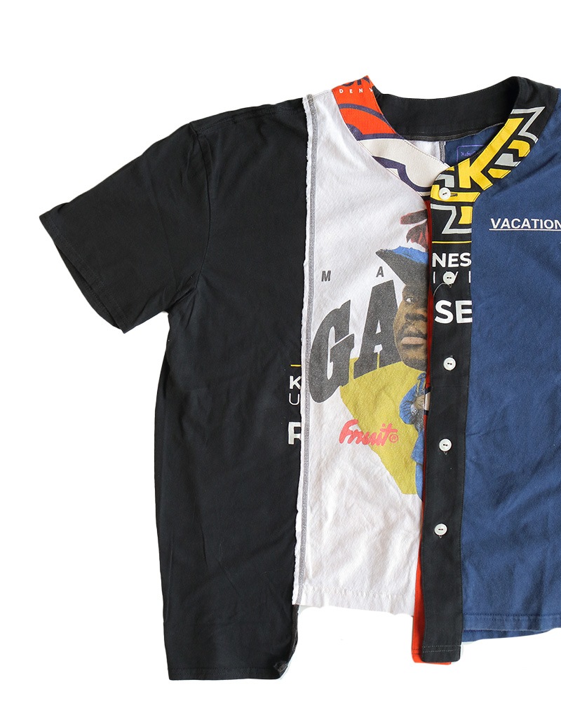 トップス Rebuild by NEEDLES Rebuild by Needles(リビルドバイニードルズ) 5Cuts S/S Tee - Tie Dye