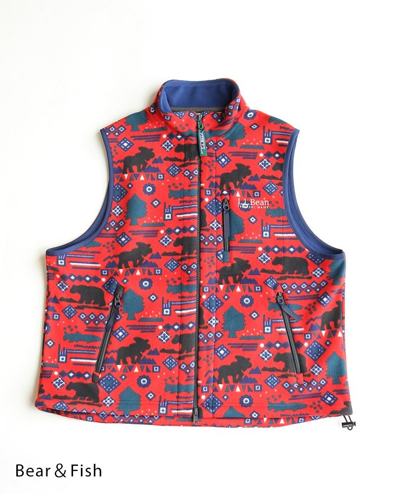 L..L .Bean W's Solon Fleece Fullzip Vest 5575-2135 / エルエル