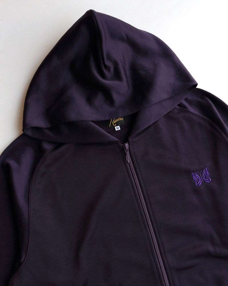 NEEDLES Zipped Sweat Hoody - C/PE Bright Jersey OT247B