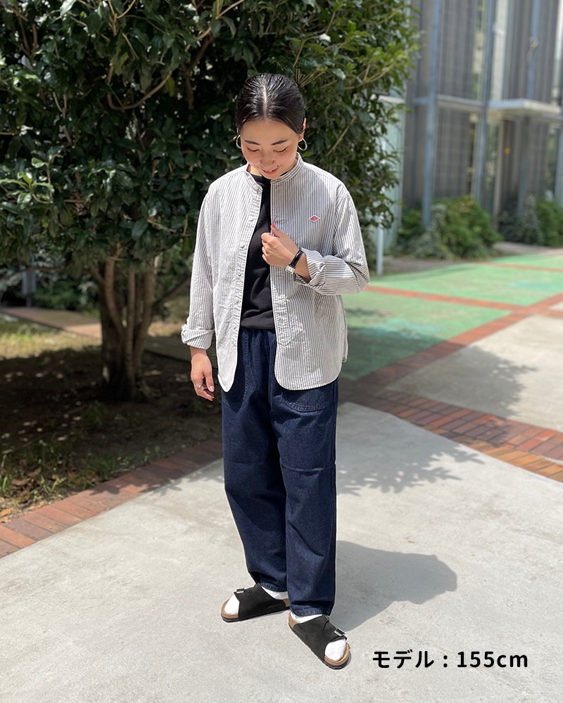DANTON WOMEN'S DENIM EASY PANTS #JD-2540 DDM / ダントン