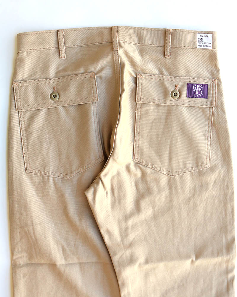 【GUNG HO / ガンホー】FATIGUE TROUSER Spick & Span｜《追加》GUNG HO / ガンホー FATIGUE TROUSER