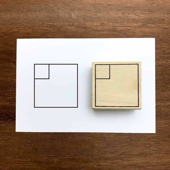 手帳はんこ部 0402 シンプル（中）B こどものかお