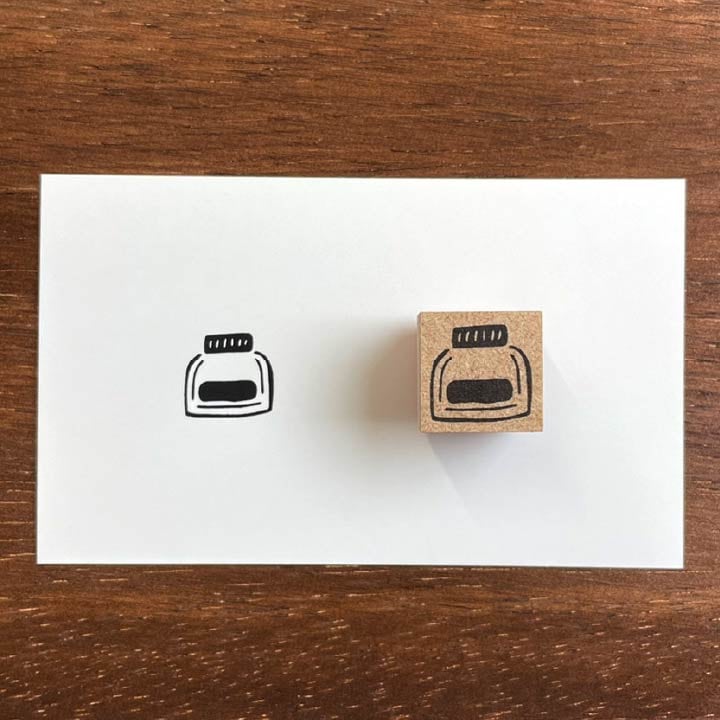 イラストスタンプ インクボトル（b-038） | 全て | スタンプマルシェ