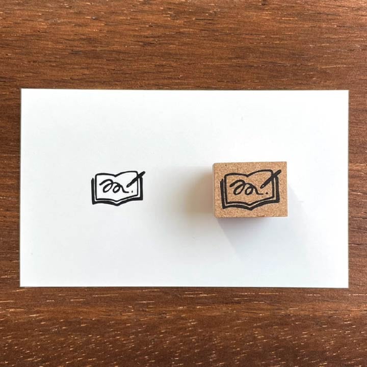 イラストスタンプ ペンとノート（b-039）