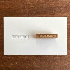 曜日マス 英語ver（b-031）