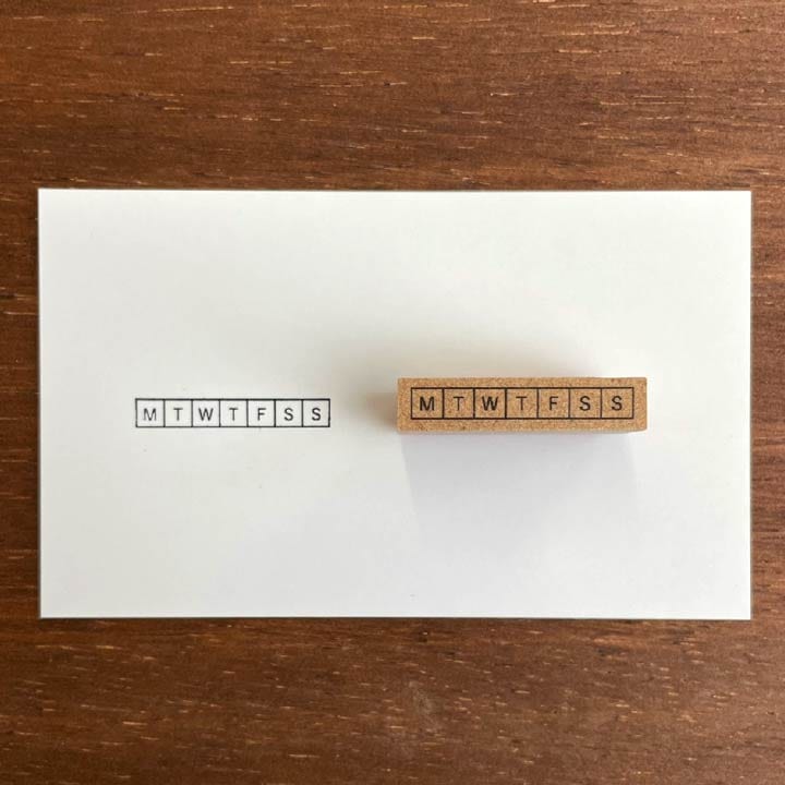 曜日マス 英語ver（b-031）