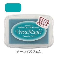 ツキネコ バーサマジックL ターコイズジェム|バーサマジックL|スタンプ台