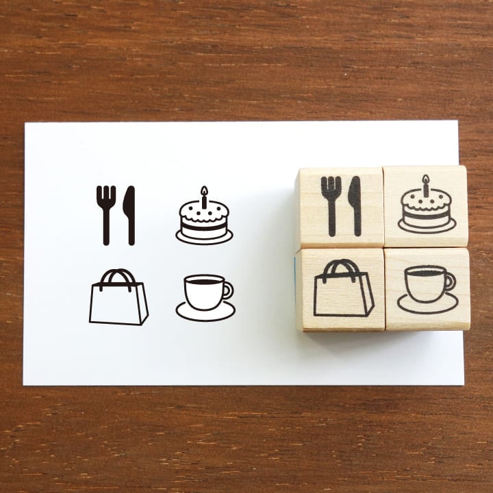 手帳はんこ部 0409 食べ物等 こどものかお