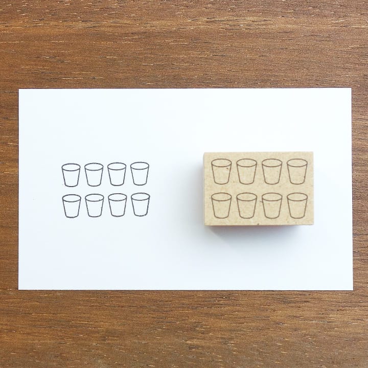 水分補給の記録 コップ8杯ver（b-067） | 手帳スタンプ,暮らし