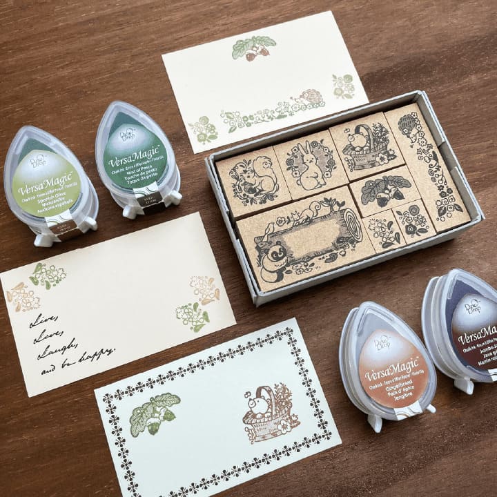 Logjam スタンプ　ボックス 澄ノしおさん監修 クリエイターズスタンプボックス（森のなか