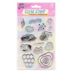 たけちよ クリアスタンプ 001 こどものかお