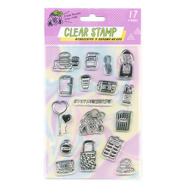 たけちよ クリアスタンプ 003 こどものかお