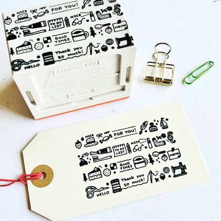 eric 組み合わせスタンプ 第二弾（お裁縫・FOR YOU・日用品）サンビー サンカケル コラボ