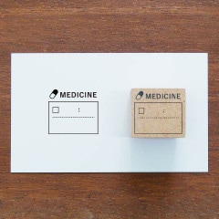 薬(服薬)の記録 時間記入・枠ありver（b-076）