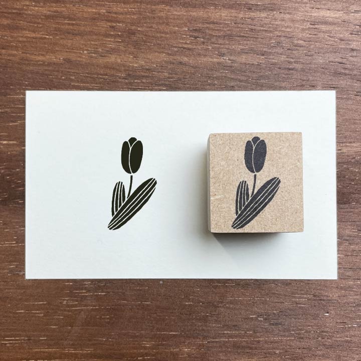 ナカノエミさん監修 イラストスタンプ チューリップ