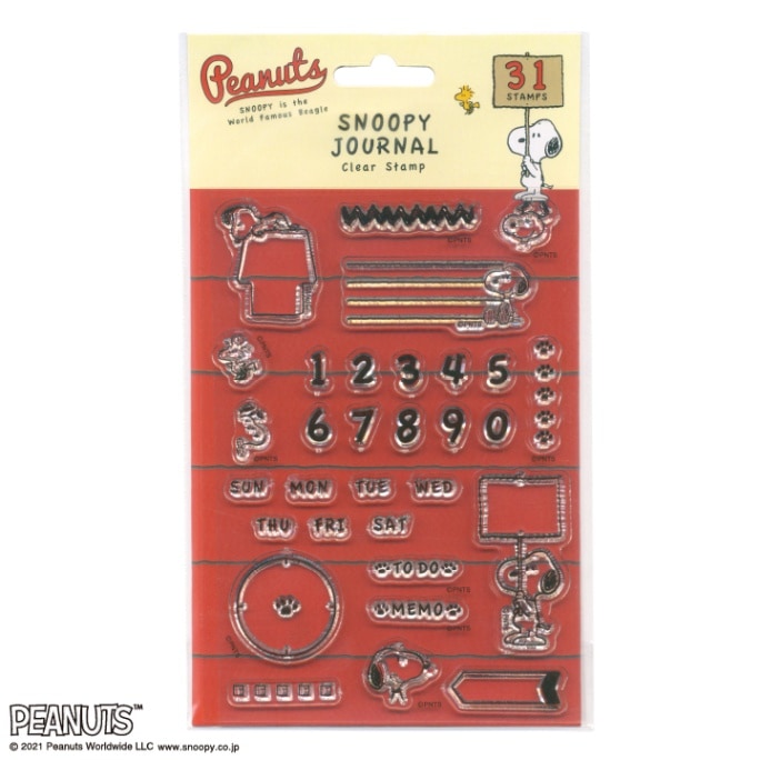 スヌーピー クリアスタンプシート 001 こどものかお | メーカー・作家